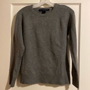 Gray Crew Neck Sweater